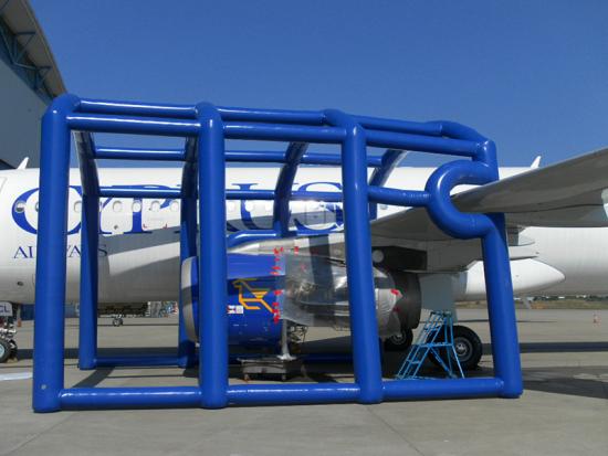 China air supported hangar